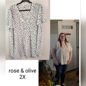 Rose & Olive Blouse